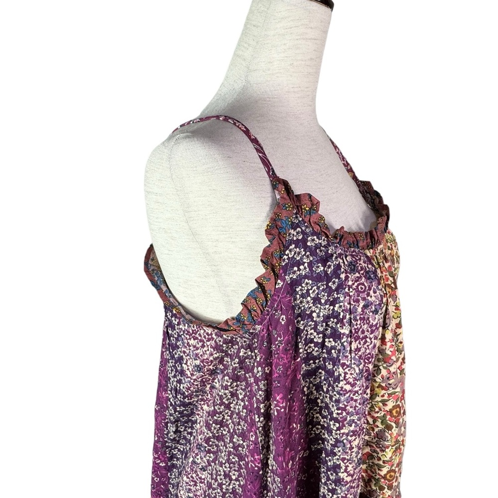 Natural Life Multicolor Patchwork Midi Dress - image 7